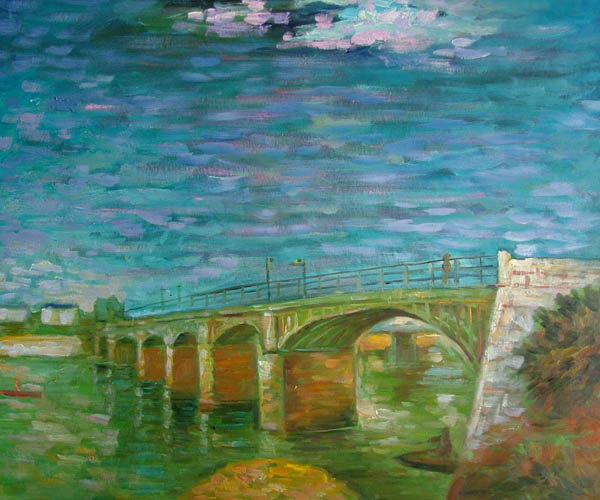 The Seine Bridge at Asnieres by Vincent Van Gogh